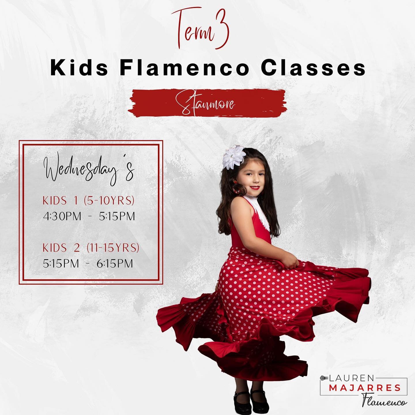 ᴋɪᴅꜱ ꜰʟᴀᴍᴇɴᴄᴏ ᴄʟᴀꜱꜱᴇꜱ | 𝐓𝐞𝐫𝐦 𝟑

Our Term 3 kids classes will be starting back on 𝗪𝗲𝗱𝗻𝗲𝘀𝗱𝗮𝘆 𝟮𝟬𝘁𝗵 𝗝𝘂𝗹𝘆.
&bull;
A great way to stay active, develop new skills &amp; an excellent form of self-expression! Learn a mix of both techniqu