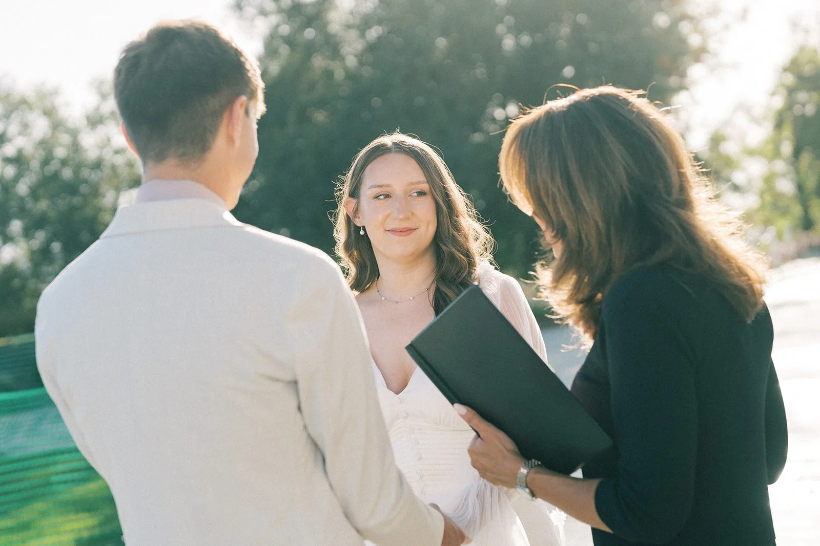 Wedding ceremony at Griffith Observatory