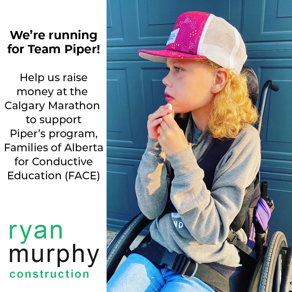 We're ready to take your money and RUN (in support of a beautiful cause!) 🏃&zwj;♀️🏃&zwj;♂️
The Ryan Murphy team is running in the Calgary Marathon again this year to raise money for our friend Piper's beloved program, Friends of Alberta for Conduct