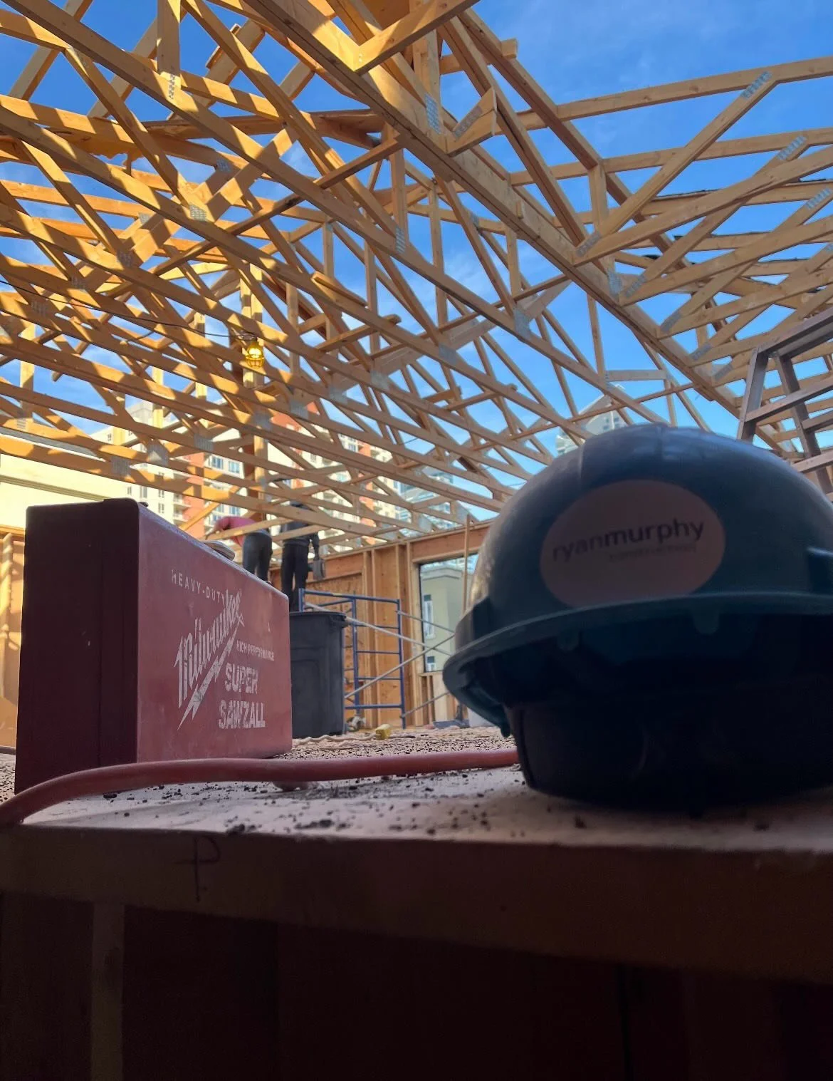 Did you know&hellip;.
 
The wood framing you see in these images accounts for only 15-25% of the wall&rsquo;s surface area and yet will carry nearly all of the building&rsquo;s structural load. Framing is the backbone of any project, setting the stag