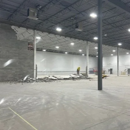 Some days in construction call for precision,
Others call for taking down a massive block wall.
&nbsp;
This project was definitely the second kind.
&nbsp;
#ThrowbackThursday