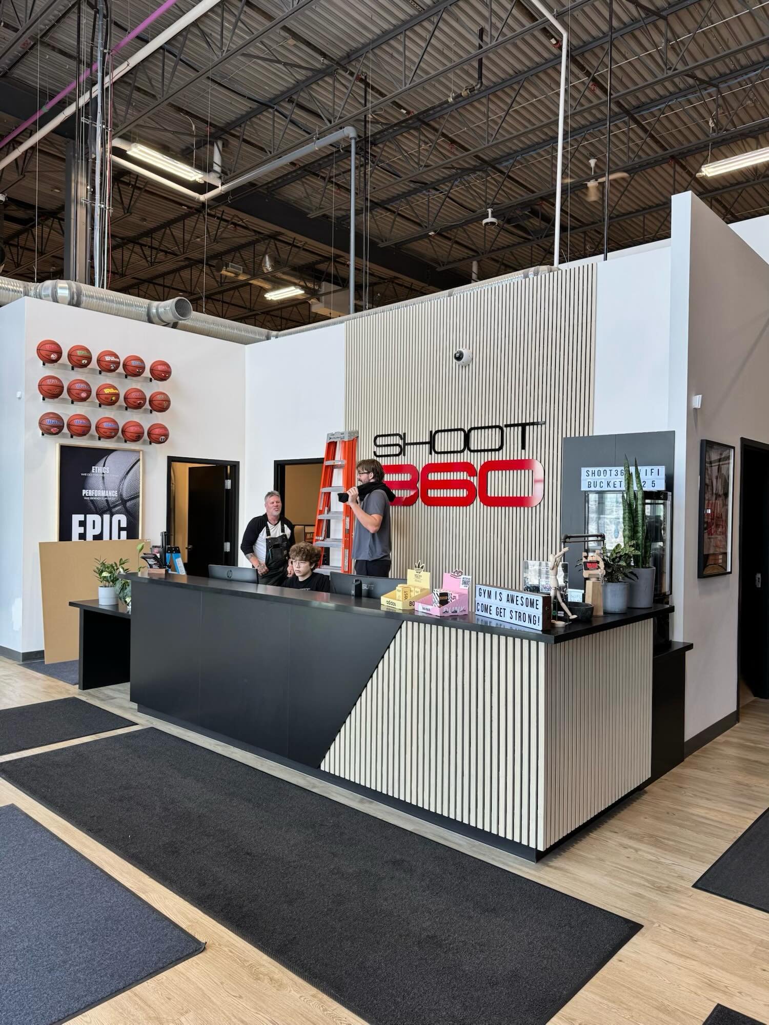Here&rsquo;s another vision brought to life by our team. 
&nbsp;
What was once a warehouse has been completely transformed into a full-court basketball facility. The space now features dedicated shooting bays, a fully equipped workout area, a refresh