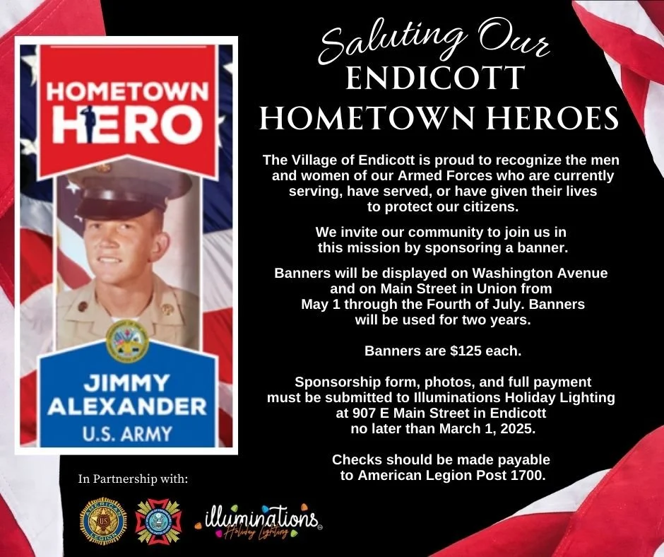 Village launches saluting our hometown heroes banner program — The ...