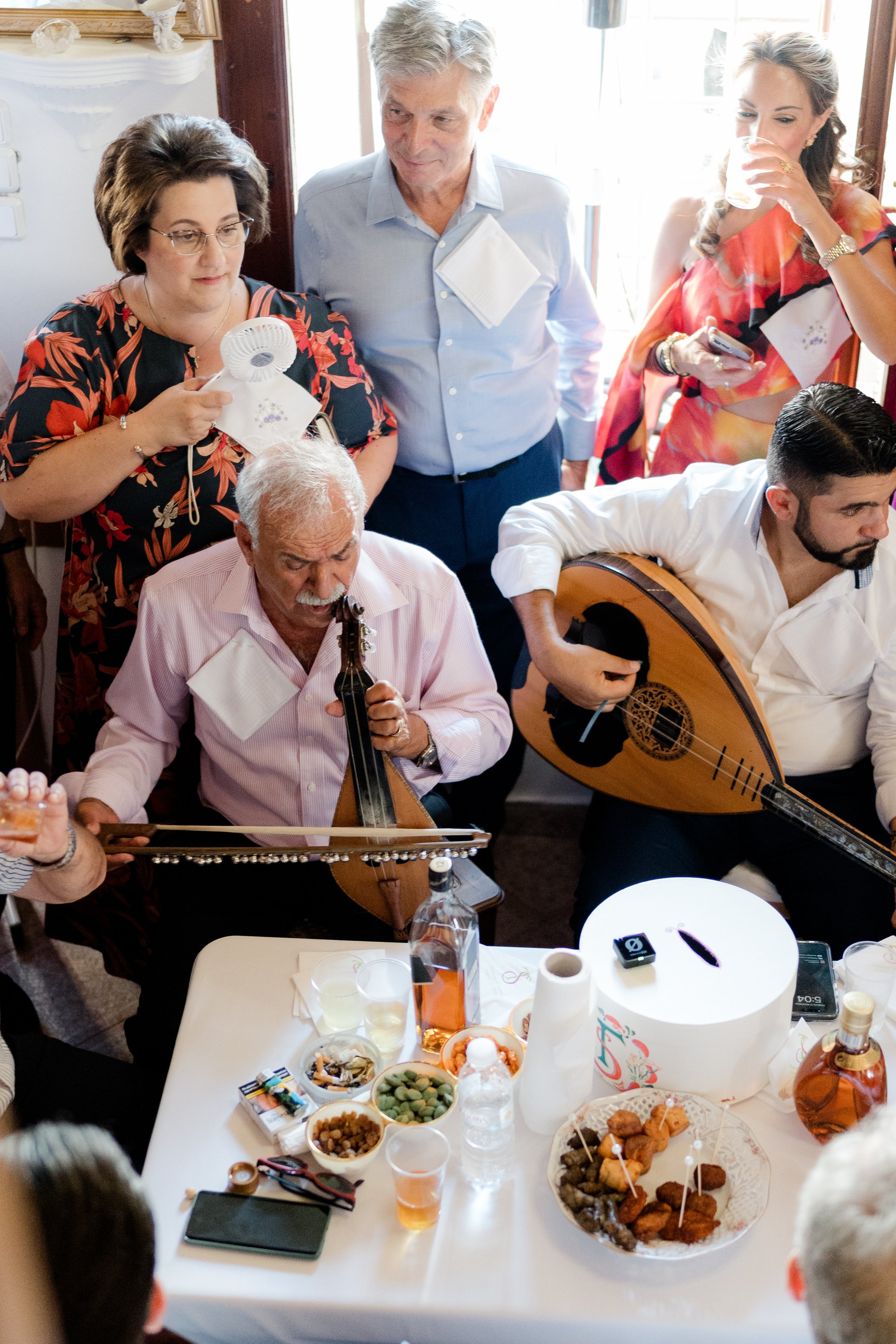 Greek Wedding Music Performance for morning of the wedding with Laouto Cretan Lyra and Bouzouki