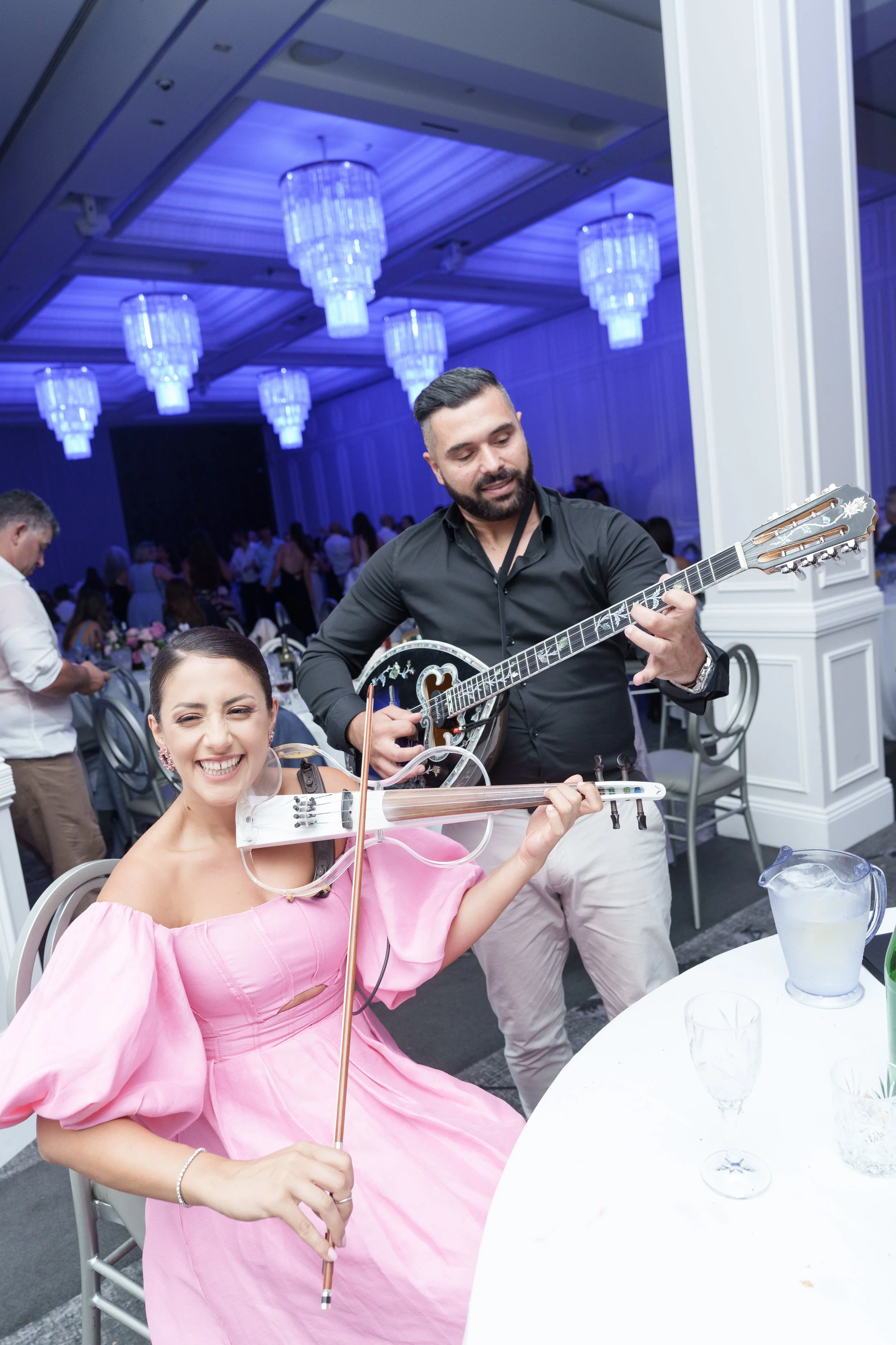 Violinist and Bouzouki performance for Greek Wedding in Athens Greece