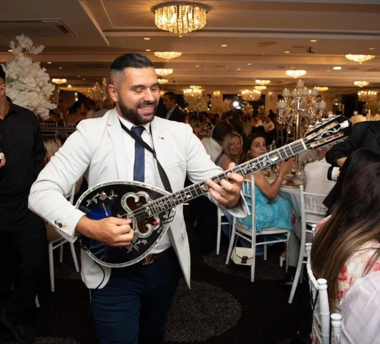 Sydney Bouzouki Entertainer Tommy Tsonis for Weddings and Corporate Events