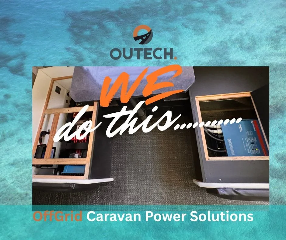 🔧 WE do this 🔧

Provide reliable caravan power systems with unlimited technical support .🚐🔋

🇦🇺 So YOU can do this 🇦🇺
Experience hassle free off-grid camping for longer. ❄️🏕️

Step Into An #outechpowerupgrade 
We Build Caravan Power Systems 