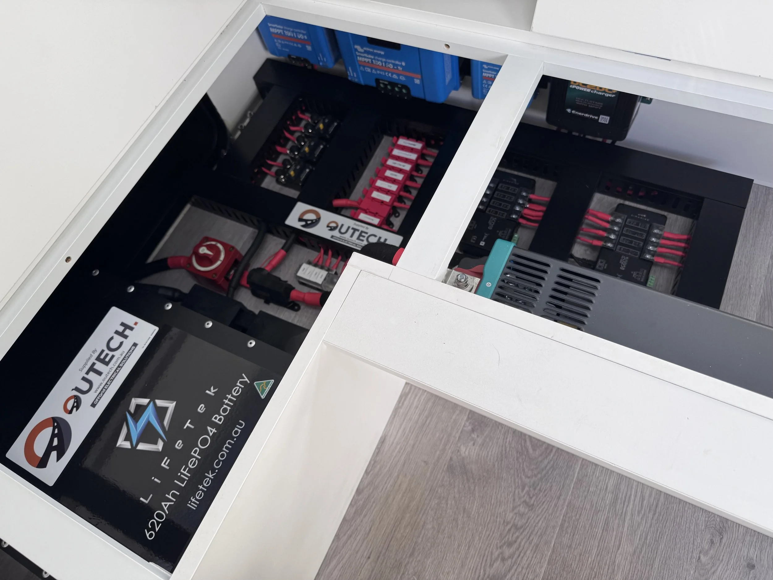 Outech OffGrid Caravan 12v power upgrade