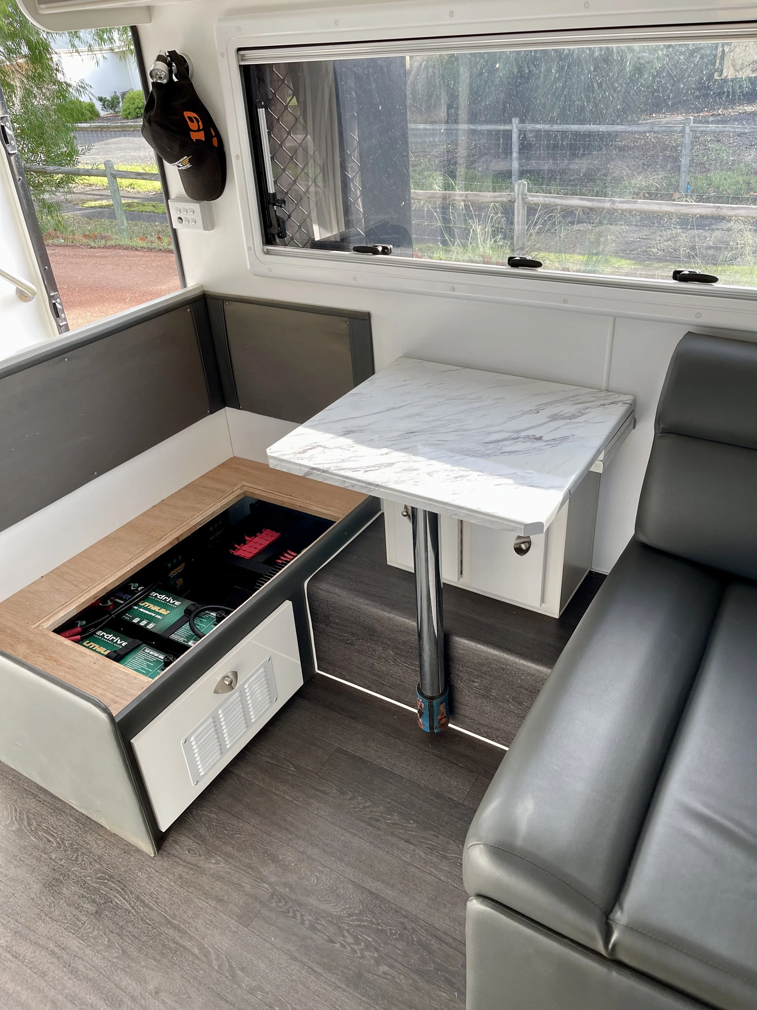 Off-Grid Caravan Power system installed by Outech Offigrid