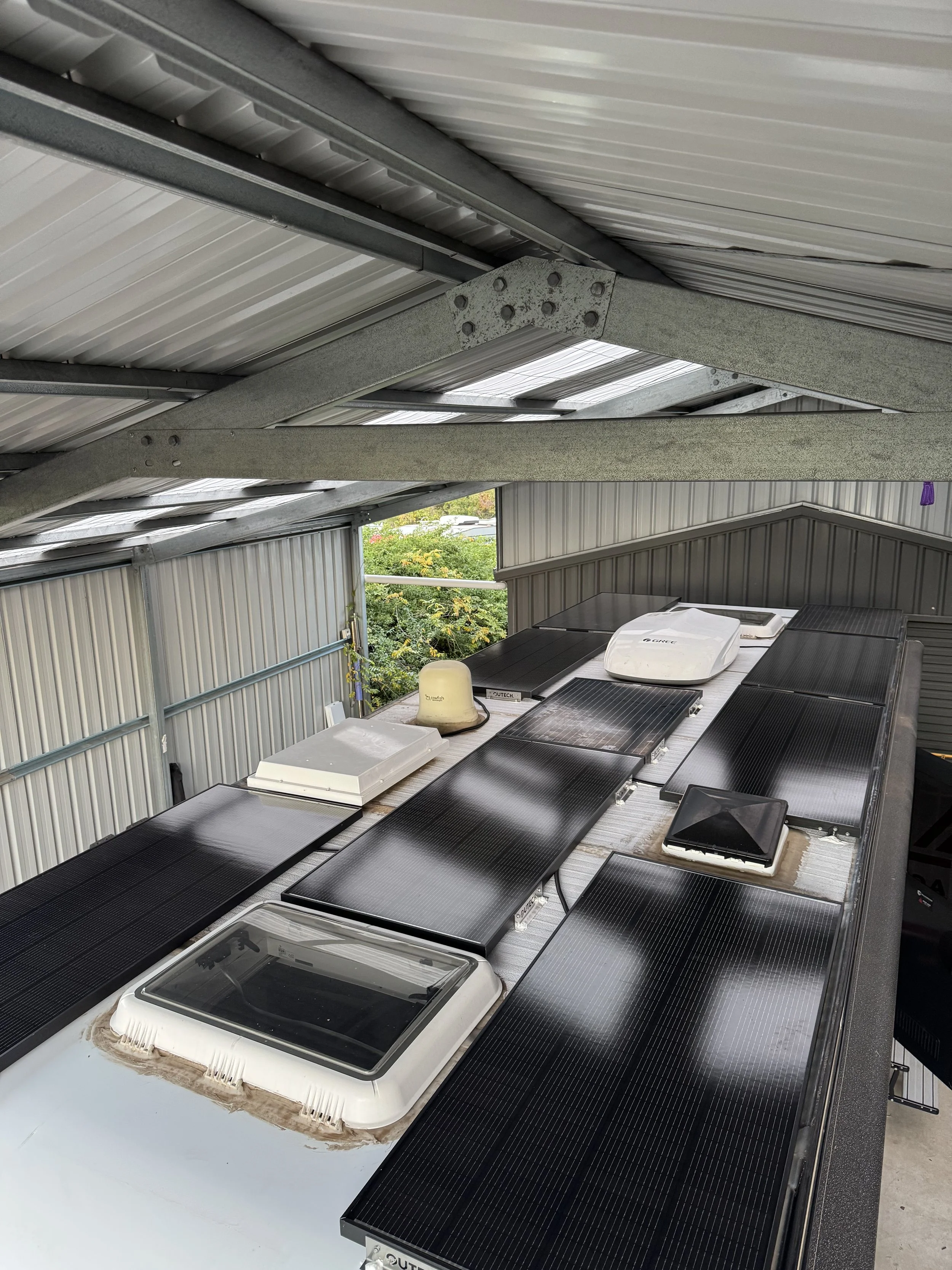 Outech OffGrid Solar Panels for Caravan