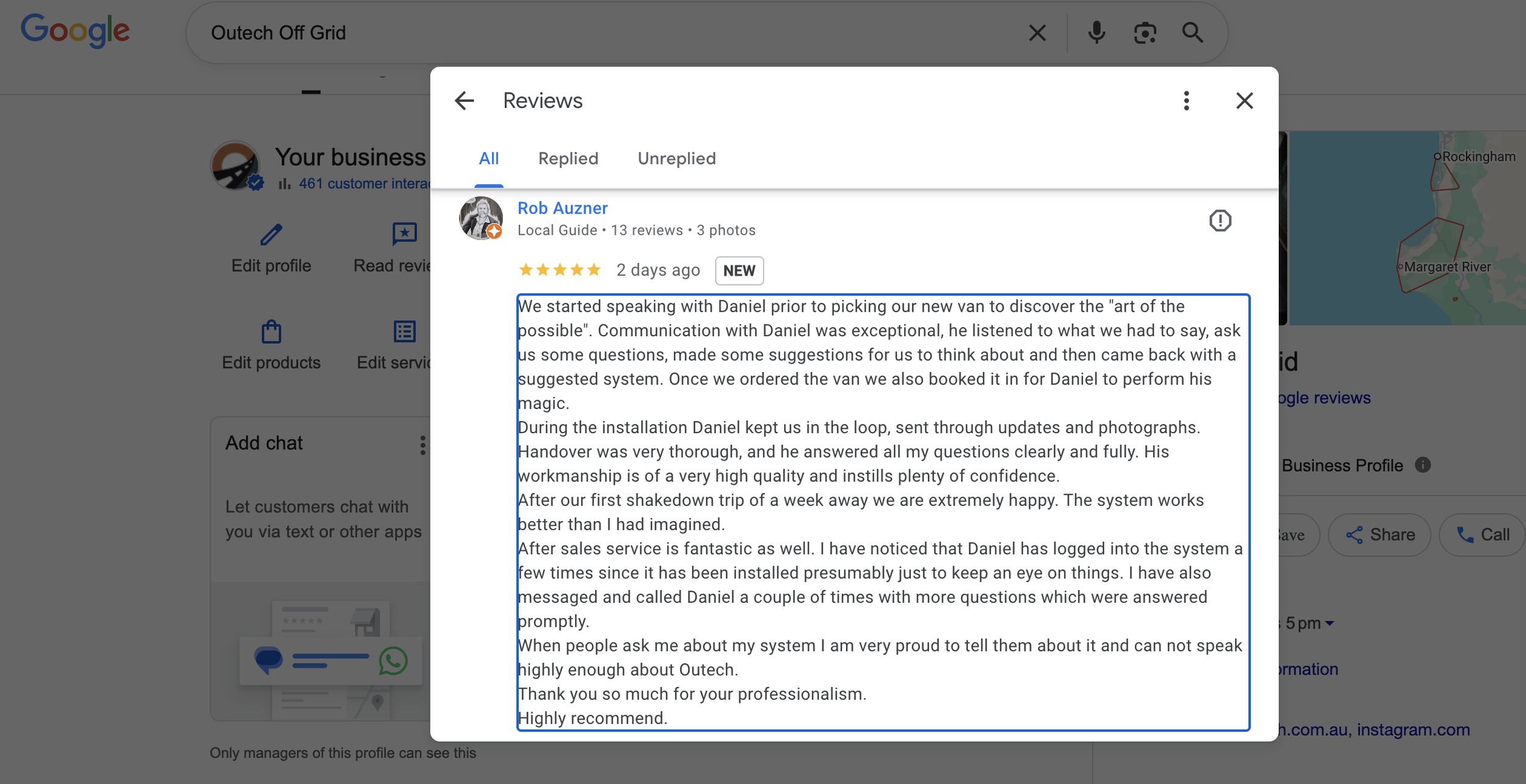 Outech OffGrid recommendation for off grid power systems in caravans