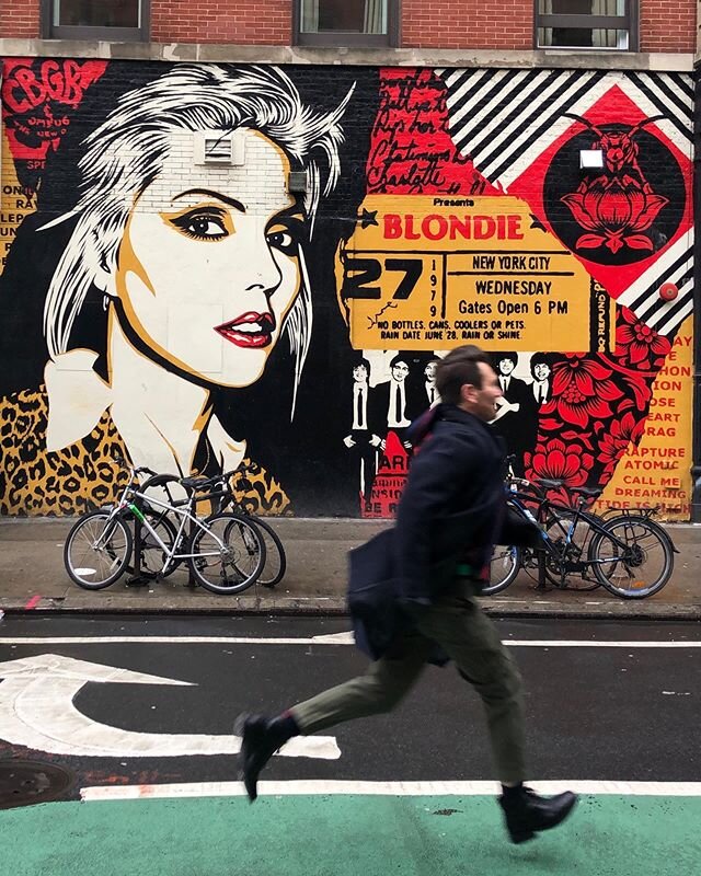At Bowery and  Bleeker, you&rsquo;ll find yourself with this Blondie mural. Just encase you feel yourself suffering from Debravation