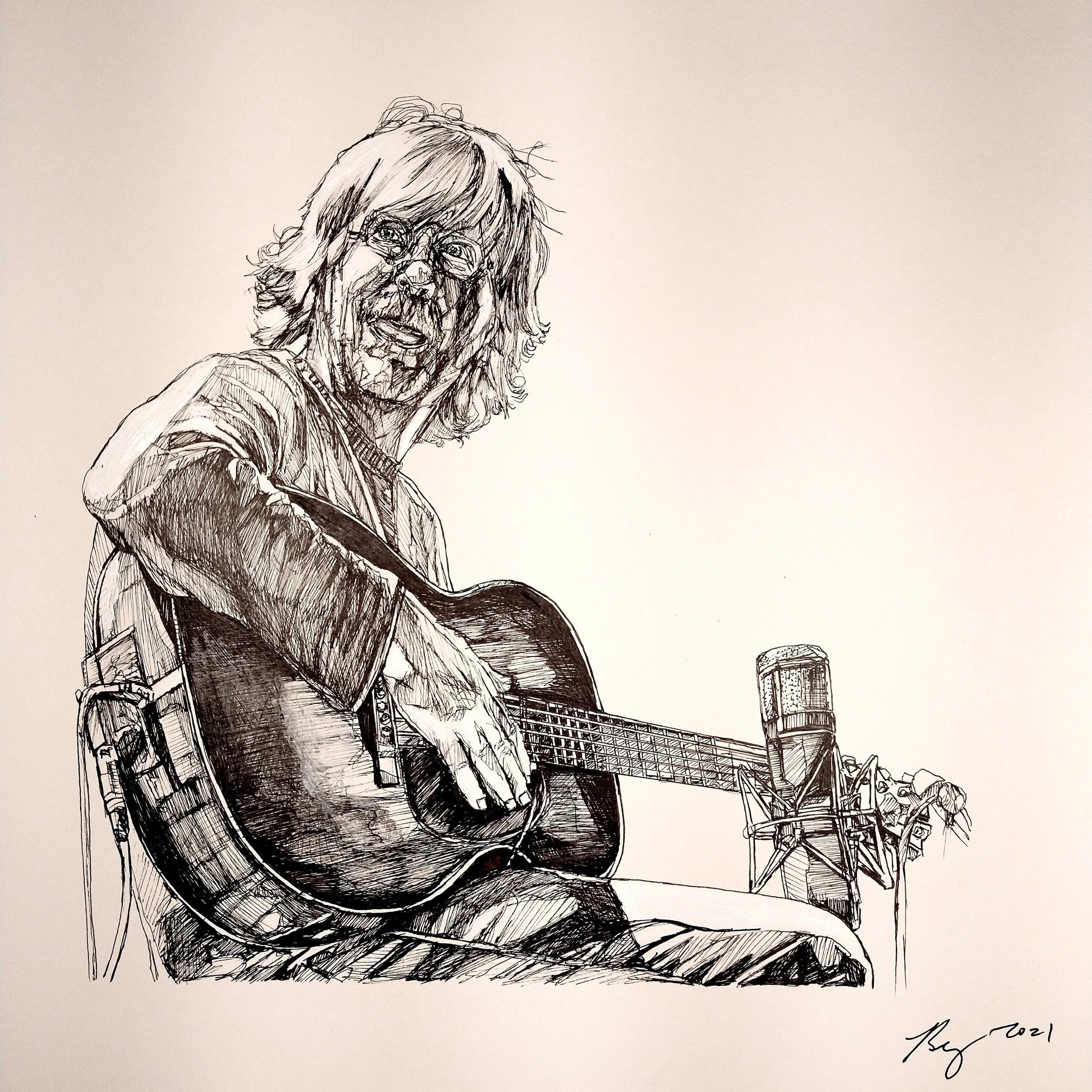Trey Anastasio; mixed media; 2021