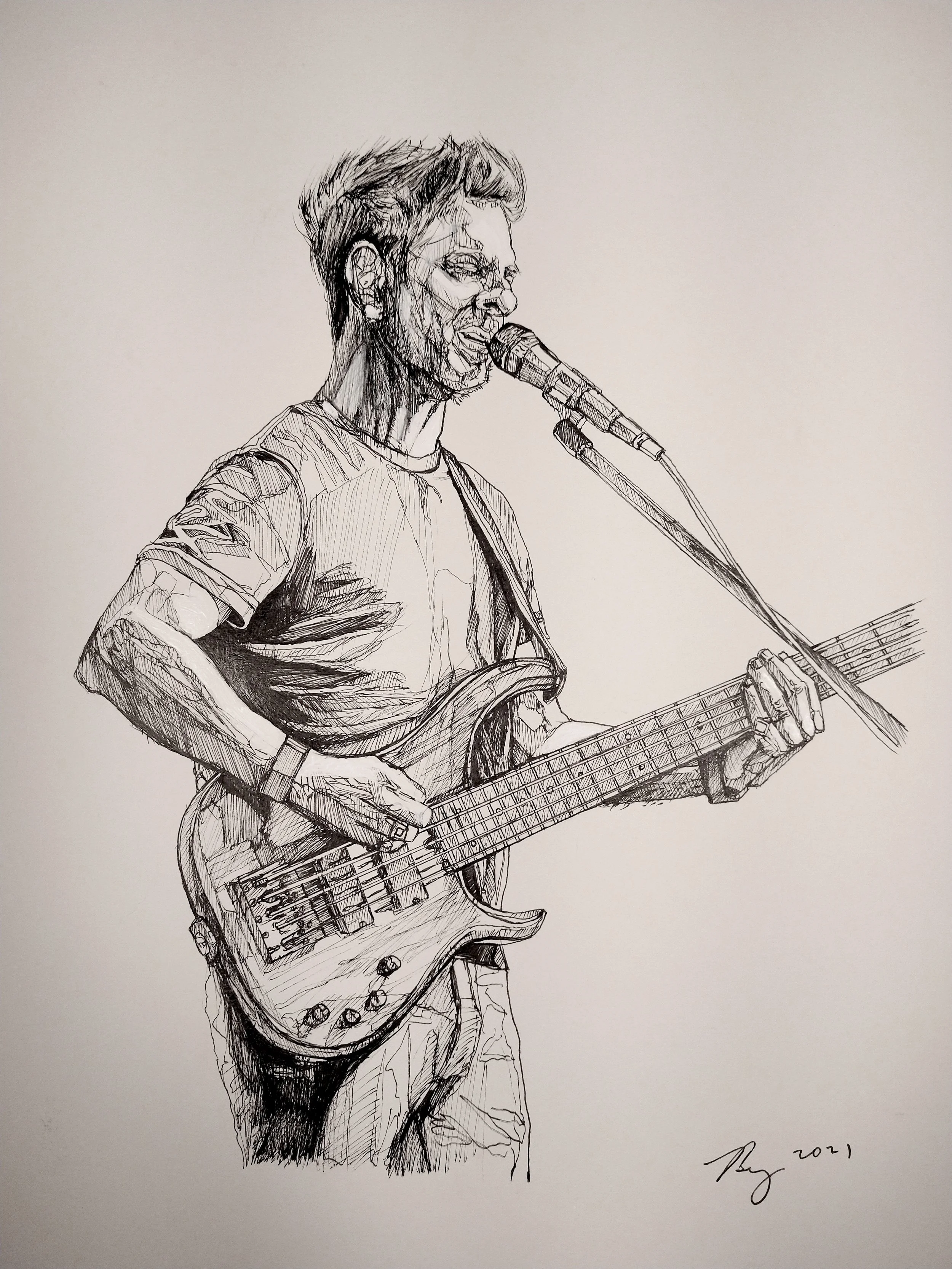 Mike Gordon; mixed media; 2021
