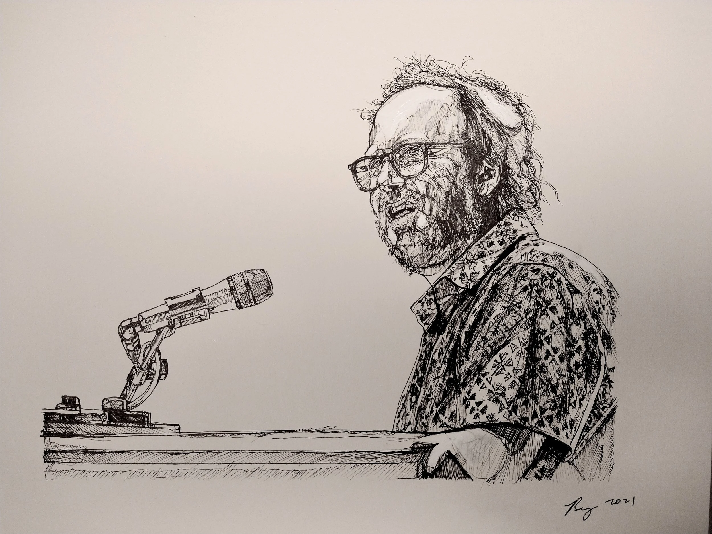 Page McConnell; mixed media; 2021