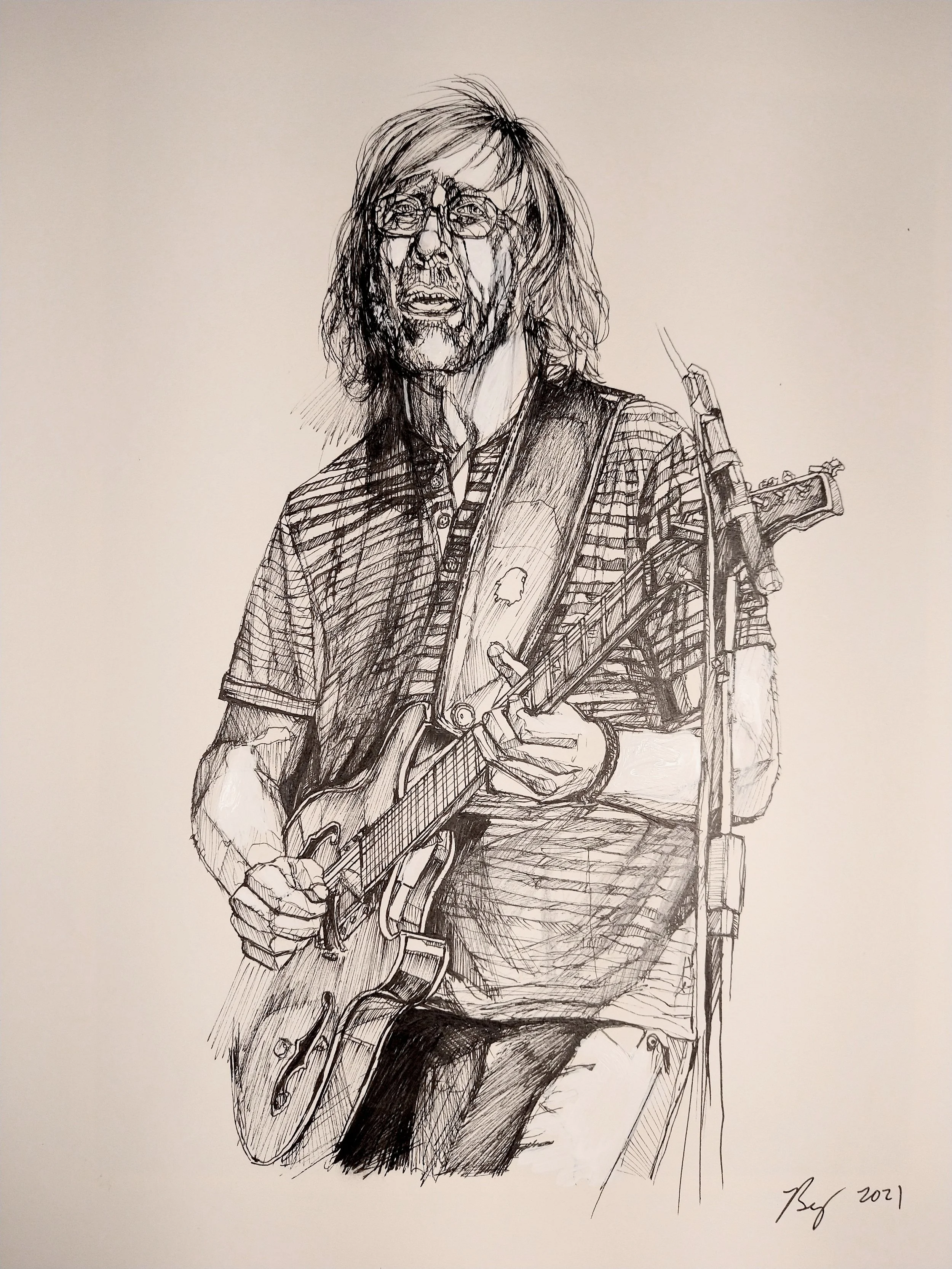 Trey Anastasio; mixed media; 2021