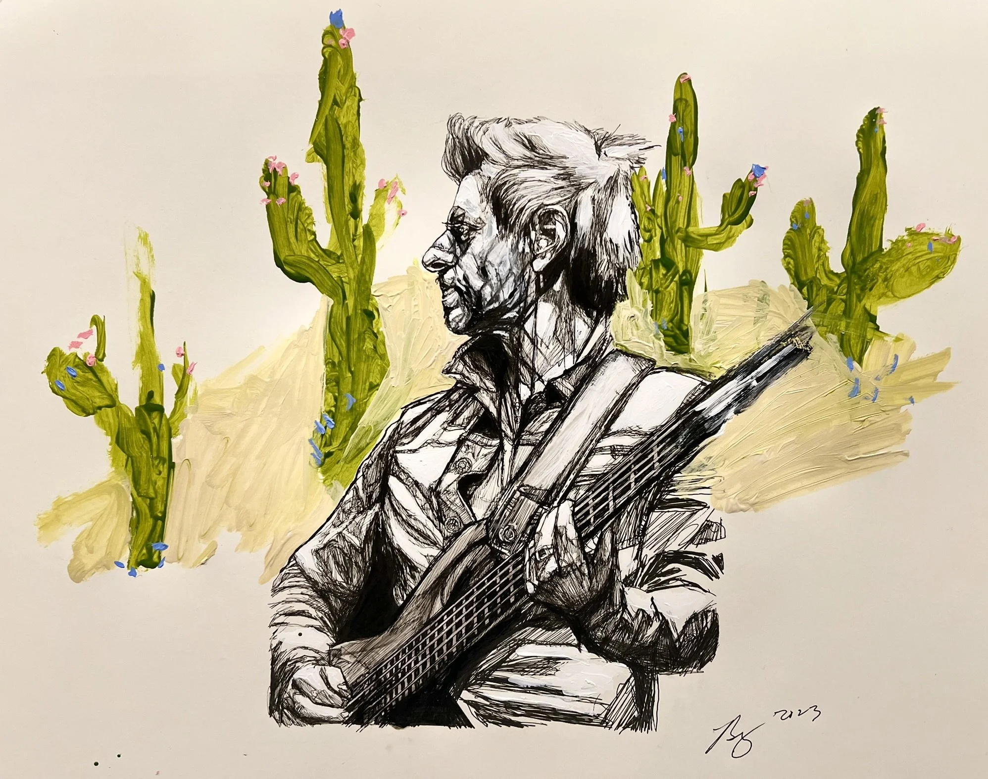 Mike Gordon; mixed media; 2023