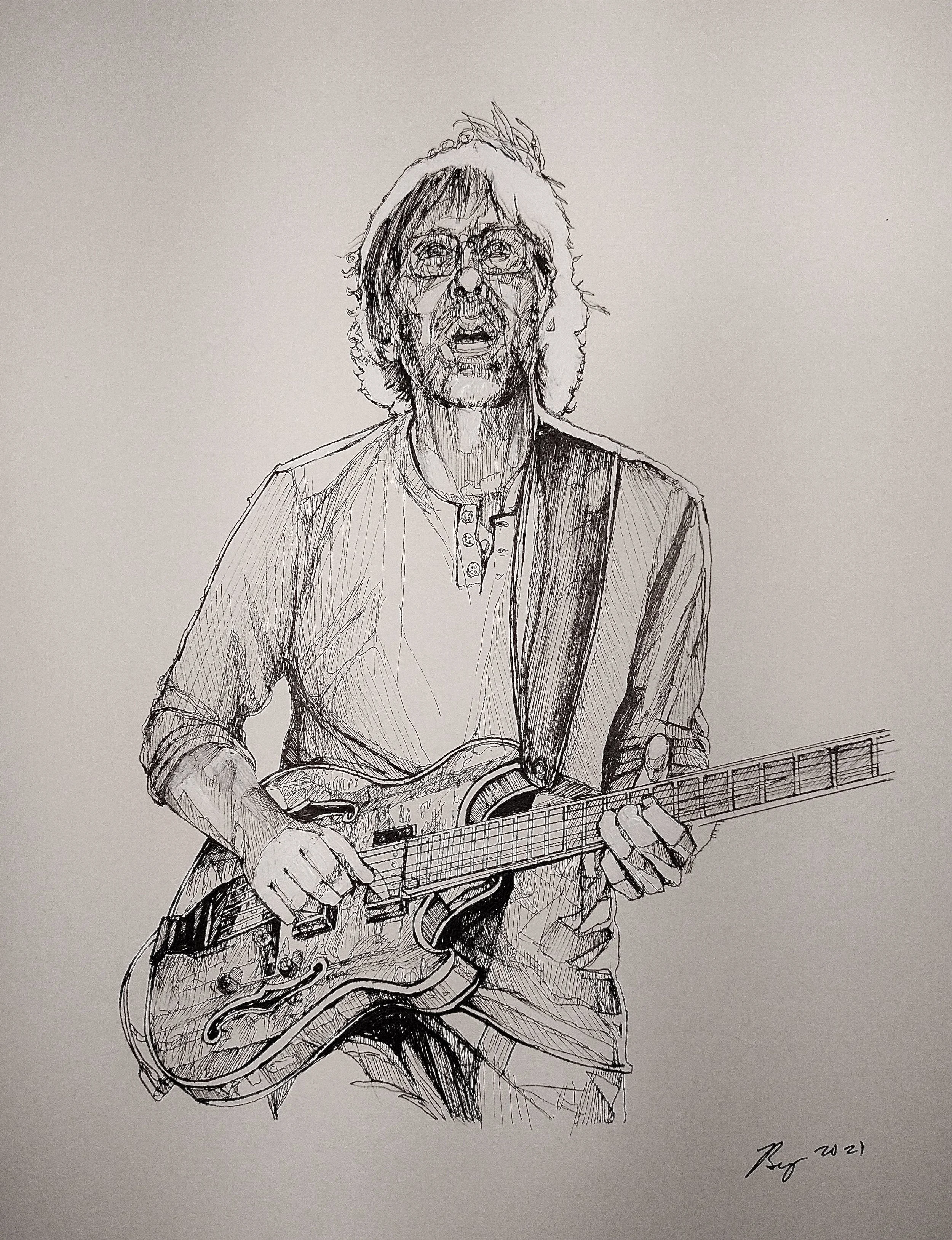 Trey Anastasio; mixed media; 2024
