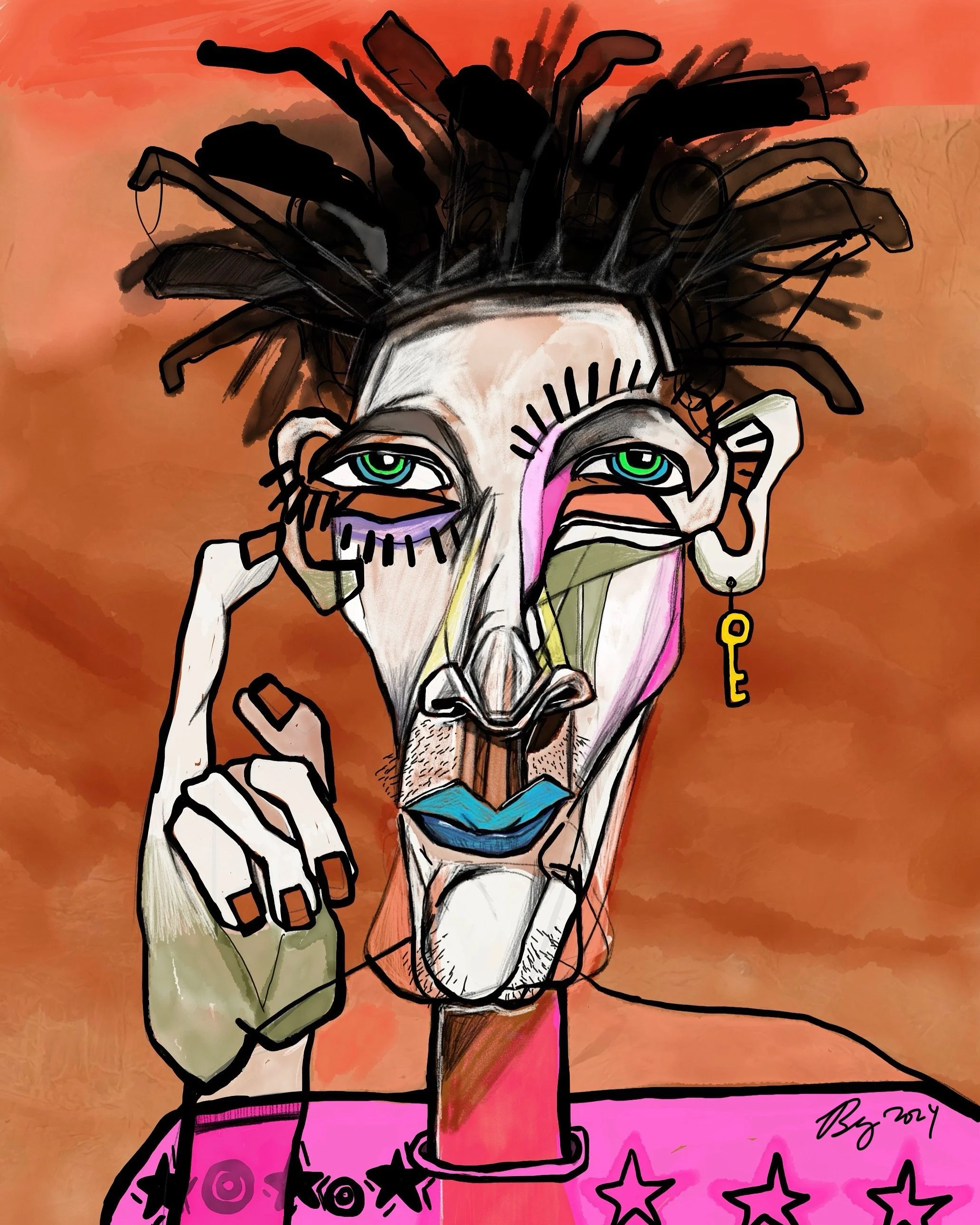 KeyNote, digital art, 2024