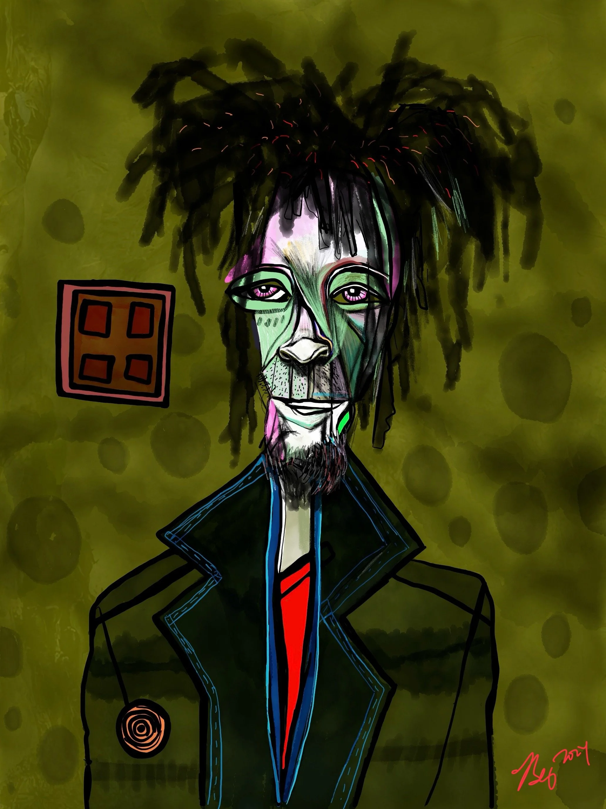 TrenchCoatTreasure, digital art, 2024