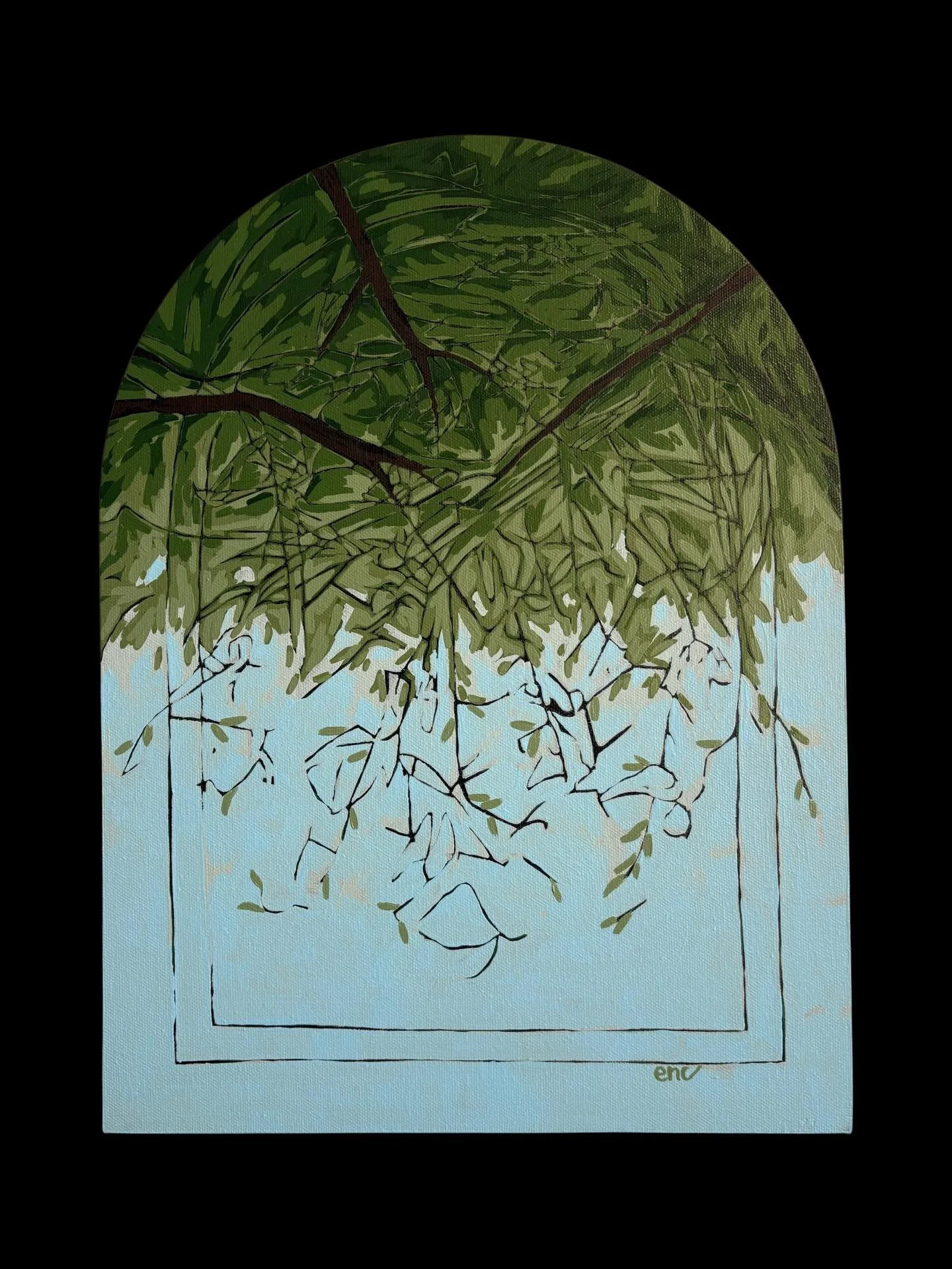 &ldquo;Sherwood&rdquo;
12x16 acrylic on arched canvas
$180