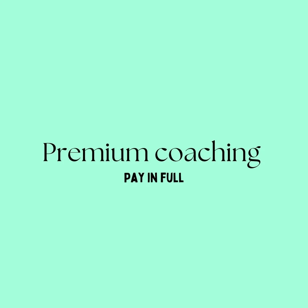 Premium health & fitness coaching - Pay in full