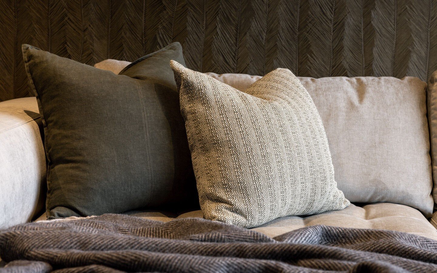 Soft furnishings  bring the element of warmth to any living space. The quality of different textures in fabrics bring a feel of comfort, richness, and warmth to spaces.
This makes your home an enjoyable space to be in

Cushions and throw @weavehomenz