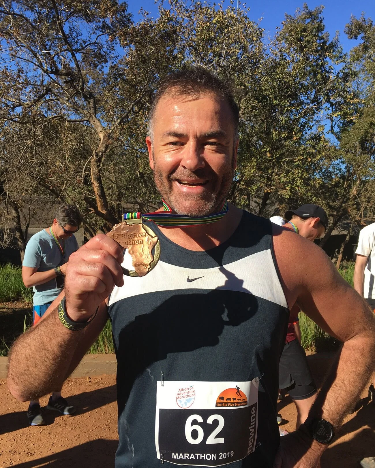 Tony Herring   Ironman &amp; 19 marathons including 6 World Majors. Antartica (final continent) next on the list.