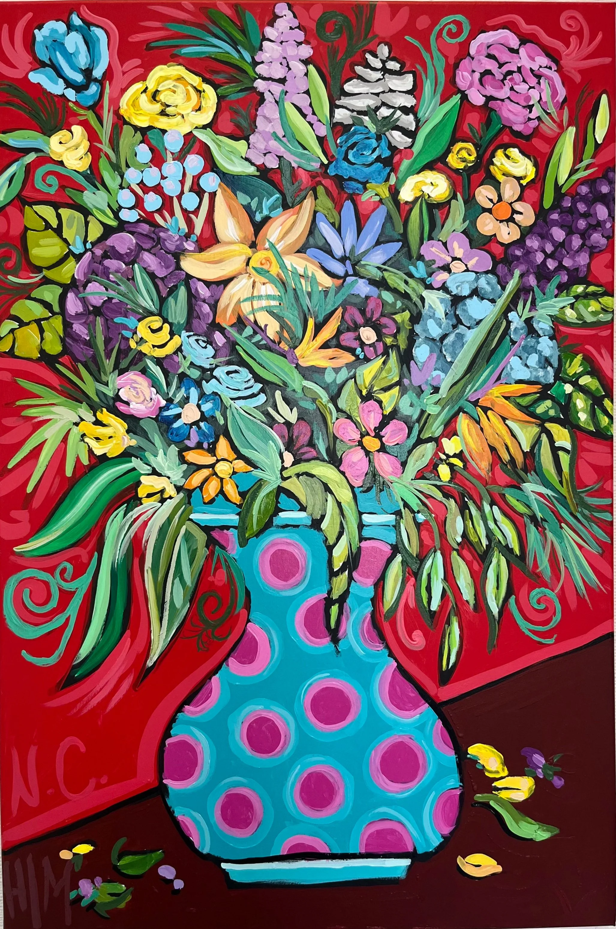  Heather Mattingly and Student Artist Natalia Collins, 2025, 24×36 