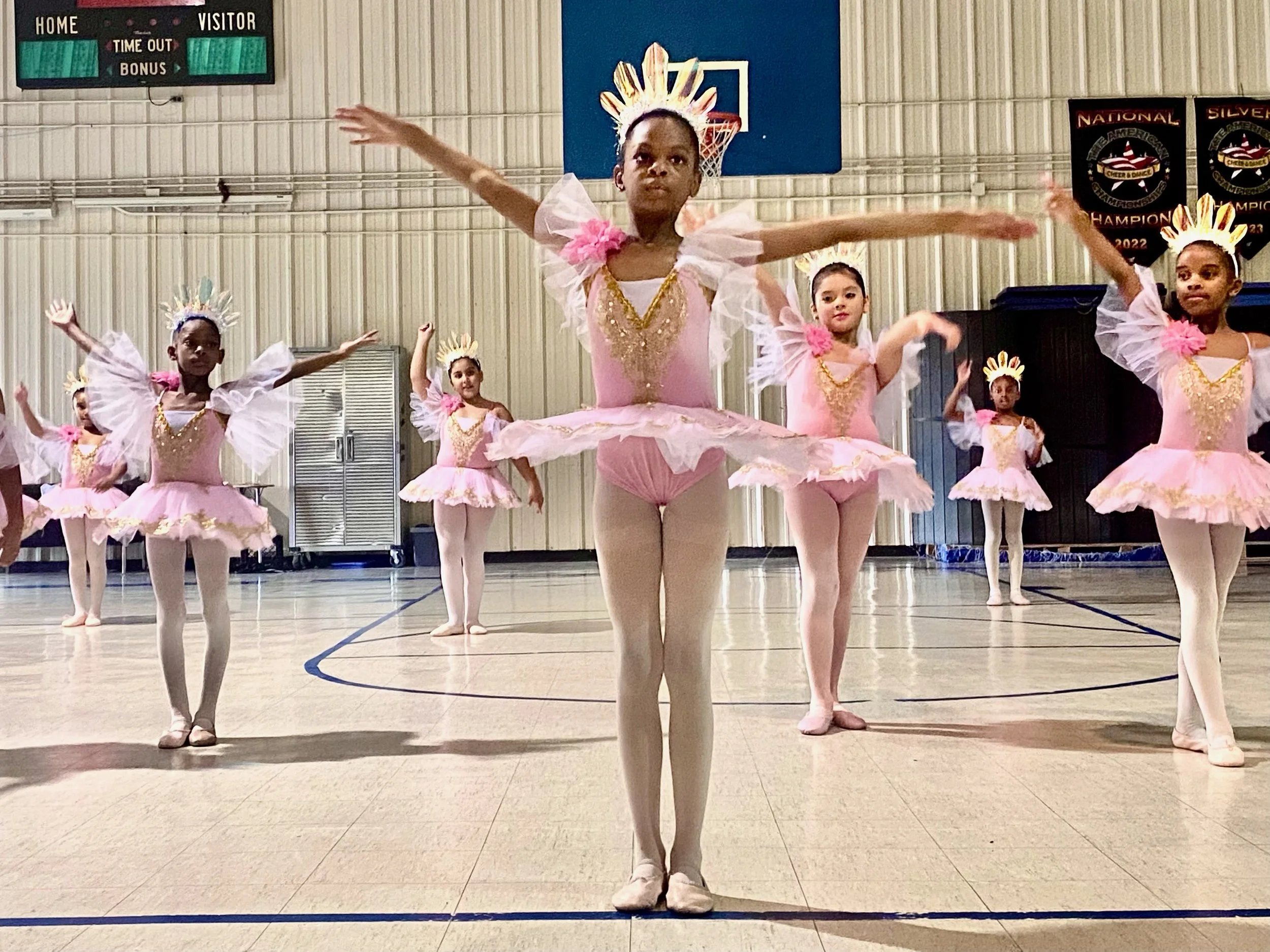 Ballerinas at Kate Middleton.JPG