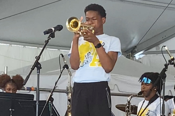 YALA at New Orleans Jazz &amp; Heritage Festival Oschner's Children's Tent