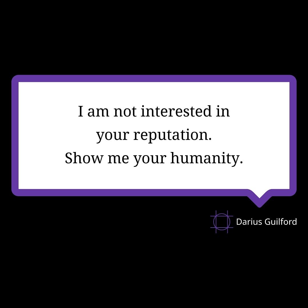 It is what we do, not what others say about us, that counts.