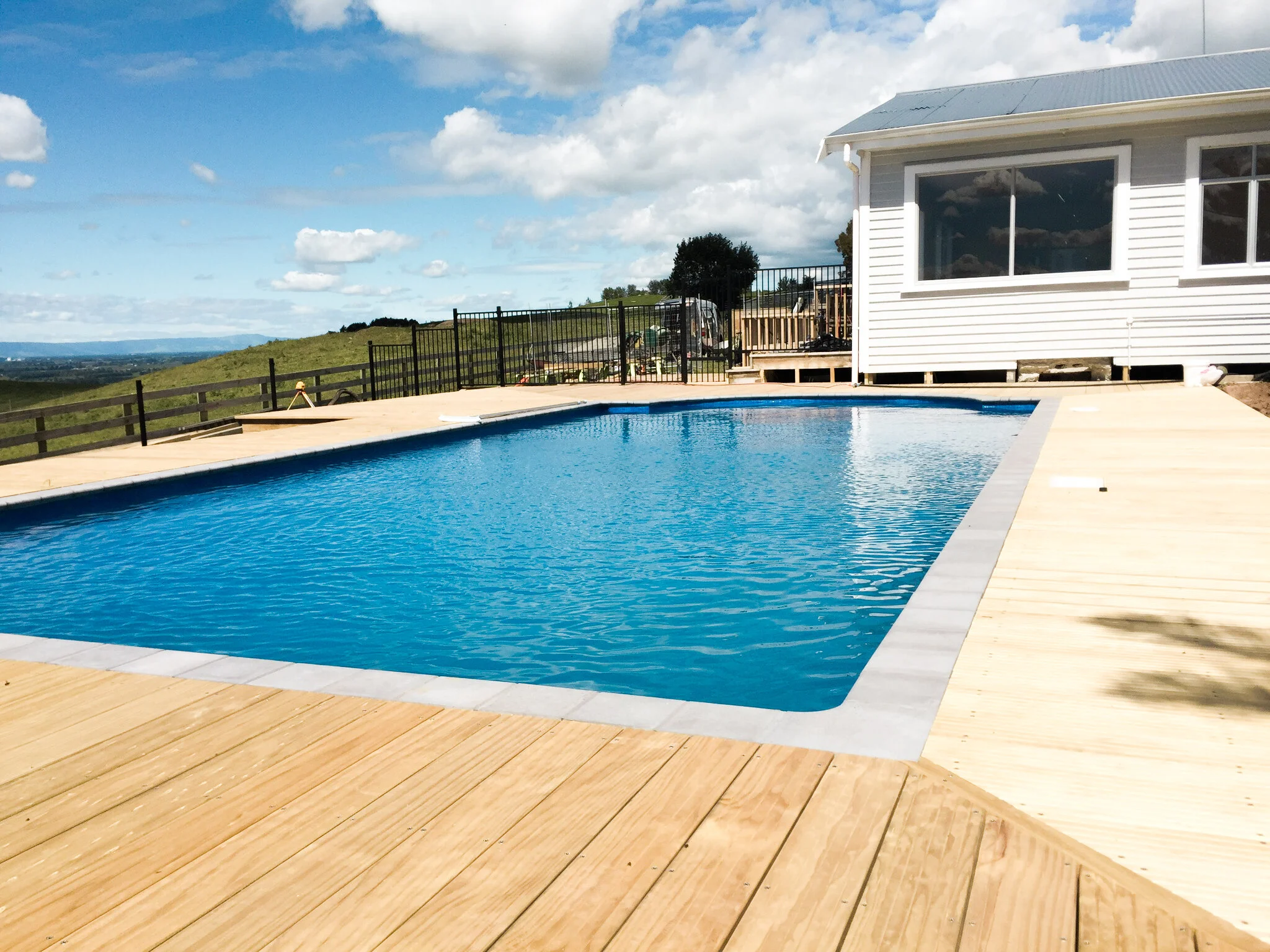 Pool decking