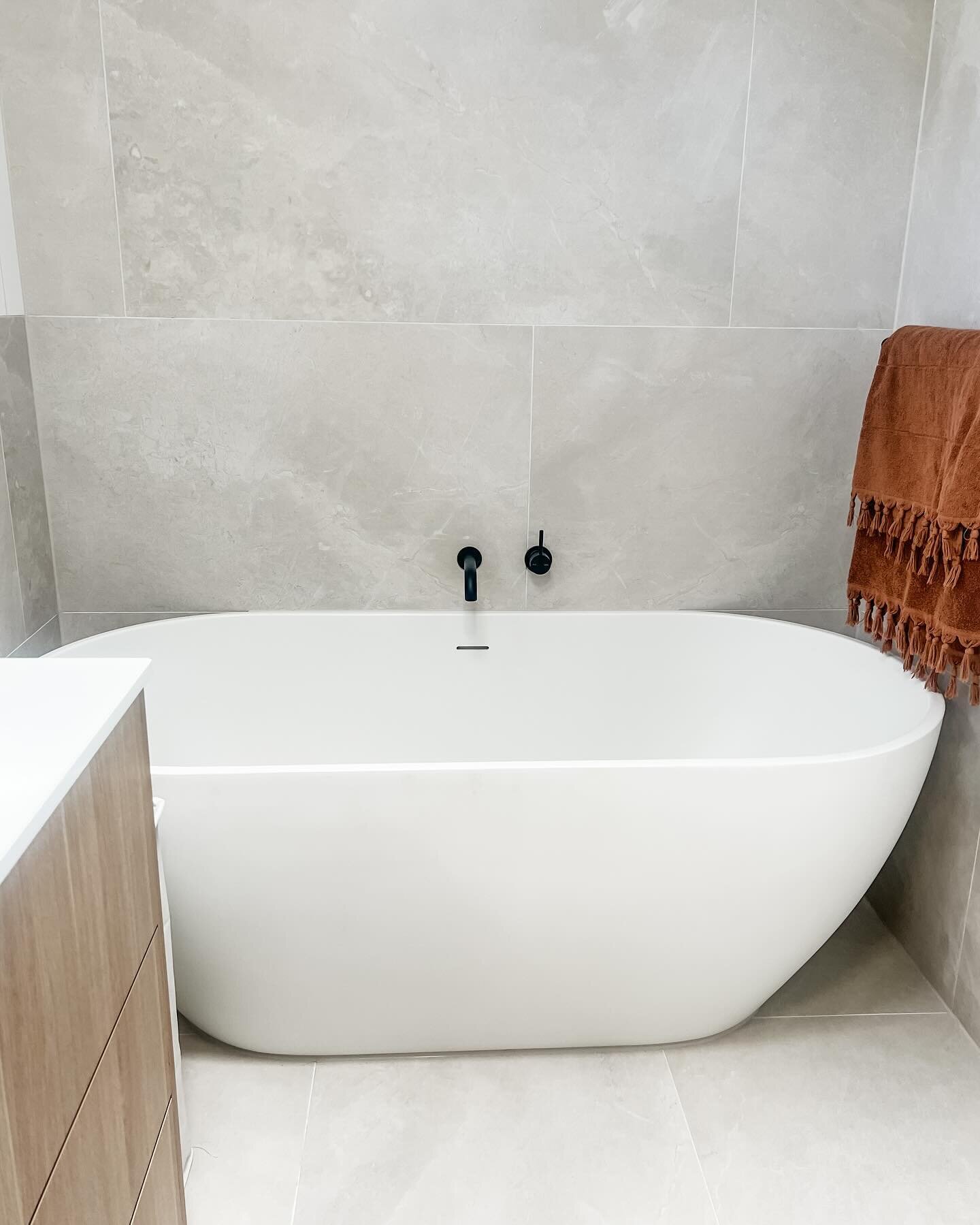 Soothing, relaxing and inviting 🛀 the mood and feels I wanted to achieve for this bathroom. 

From a practically perspective, storage, light, and space. Space was the real challenge as we didn&rsquo;t have much to work with! We utilized as much spac