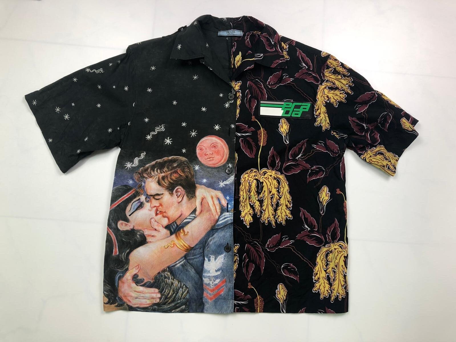 prada button up