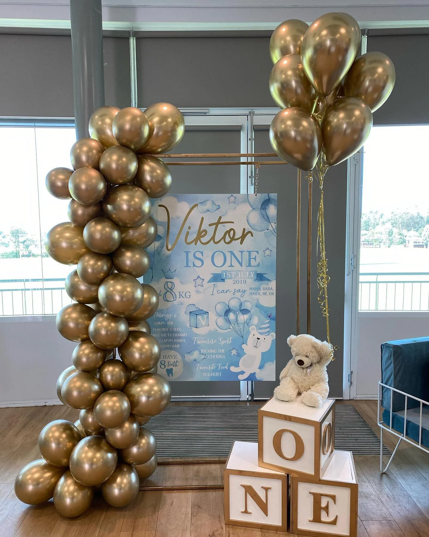 Baby Viktor Turns ONE! 🐻 💙