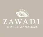 Zawadi Hotel Zanzibar logo on a beige background