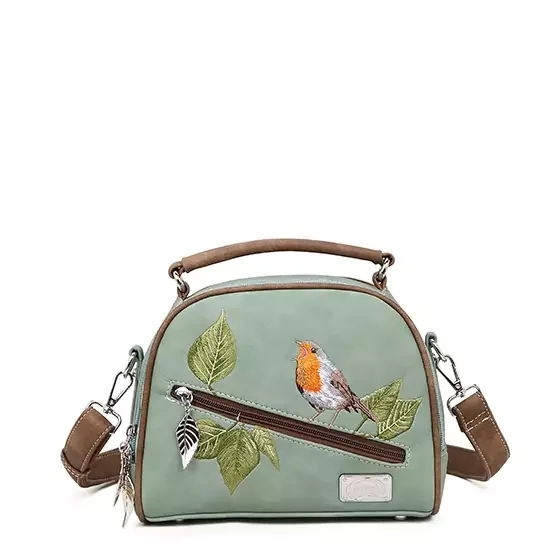 HI-DI-HI Chitter Hand-Schoudertas Licht Groen.