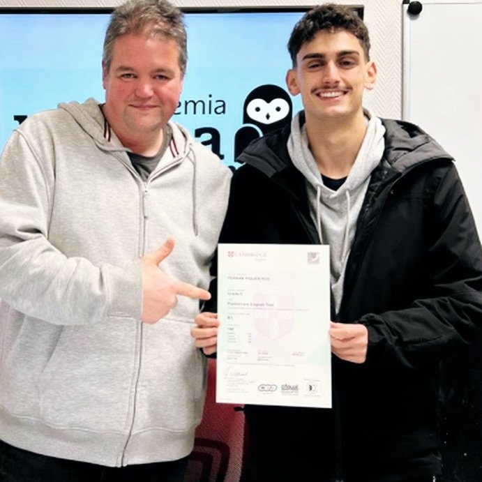 &iexcl;Muchas felicidades Ferran por tu t&iacute;tulo! Un pasito m&aacute;s hacia la excelencia.y &iexcl;vamos a por el siguiente muy pronto! 

#cambridgeassessmentenglish #CambridgePET #academiahelena #academia #ingles