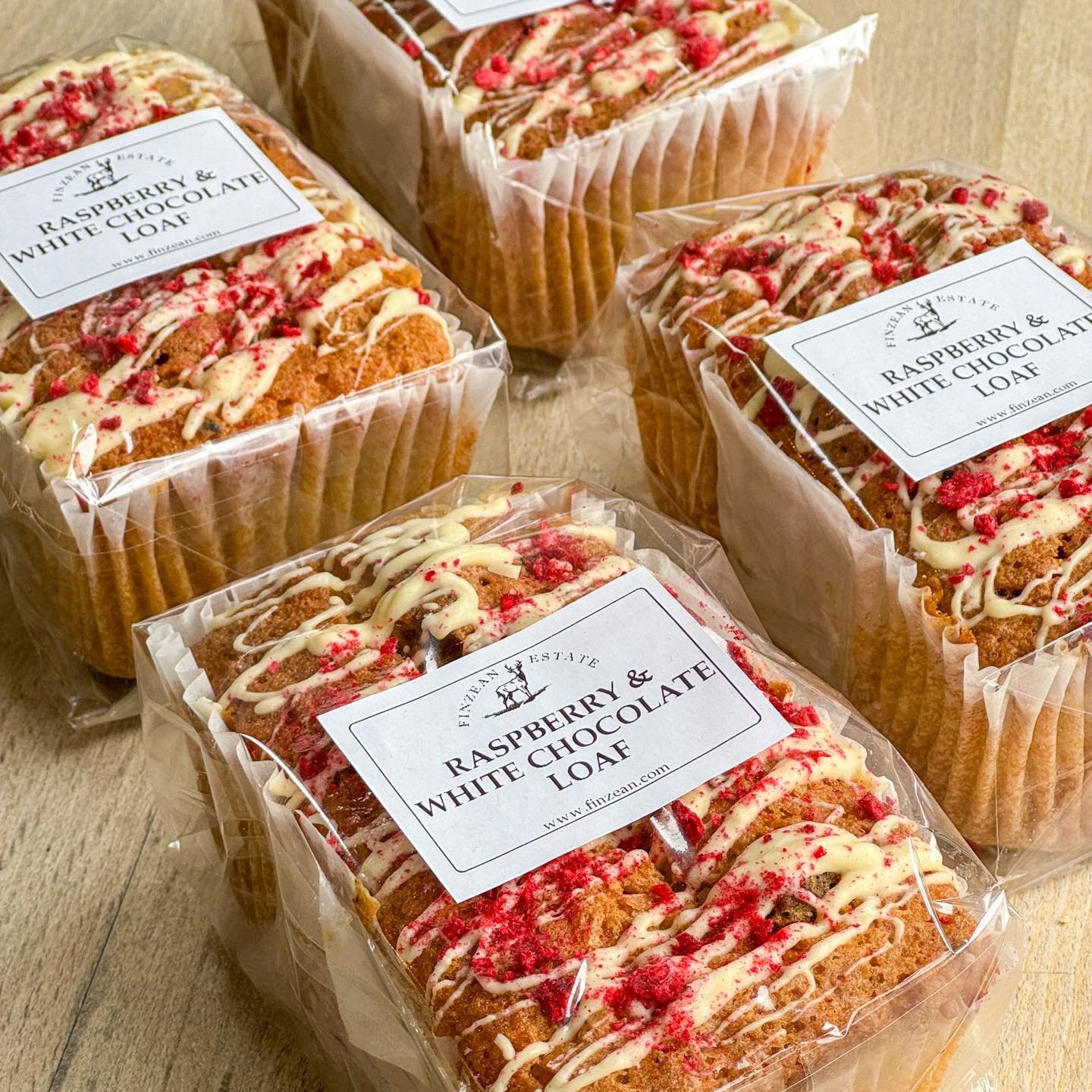 Fancy a takeaway treat? We have a few of our new Raspberry &amp; White Chocolate loaves left - pick one up before they&rsquo;re gone!