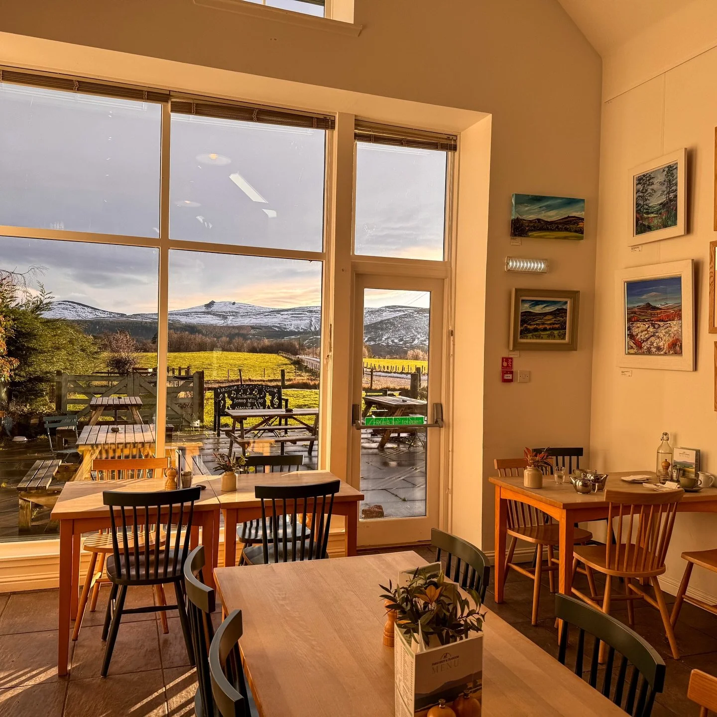 The sun is shining and we are back to normal operations here at Finzean Farm Shop. This morning we are also open in the Gallery for co-working until noon, so if you have cabin fever and you want a change of scenery, we have a table waiting for you.
