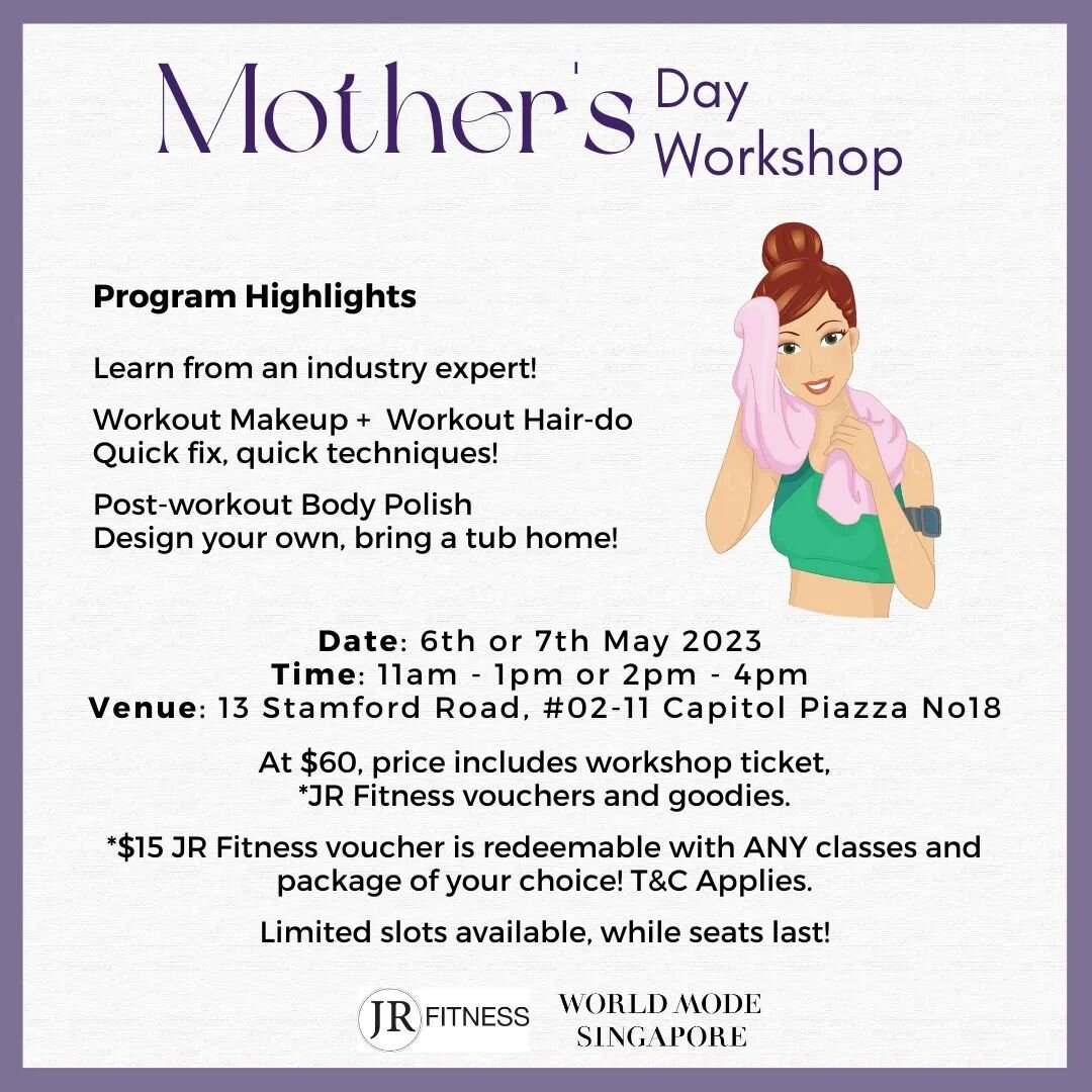 Thinking of what to get for your Mother, Partner or love one? Look no further! Thus Beauty Treat could be the perfect gift! 

Sign up through our link tree, link in bio! 

#wmsingapore #mothersdaygifts #beauty #wellness #makeup #fitness #mothersday #