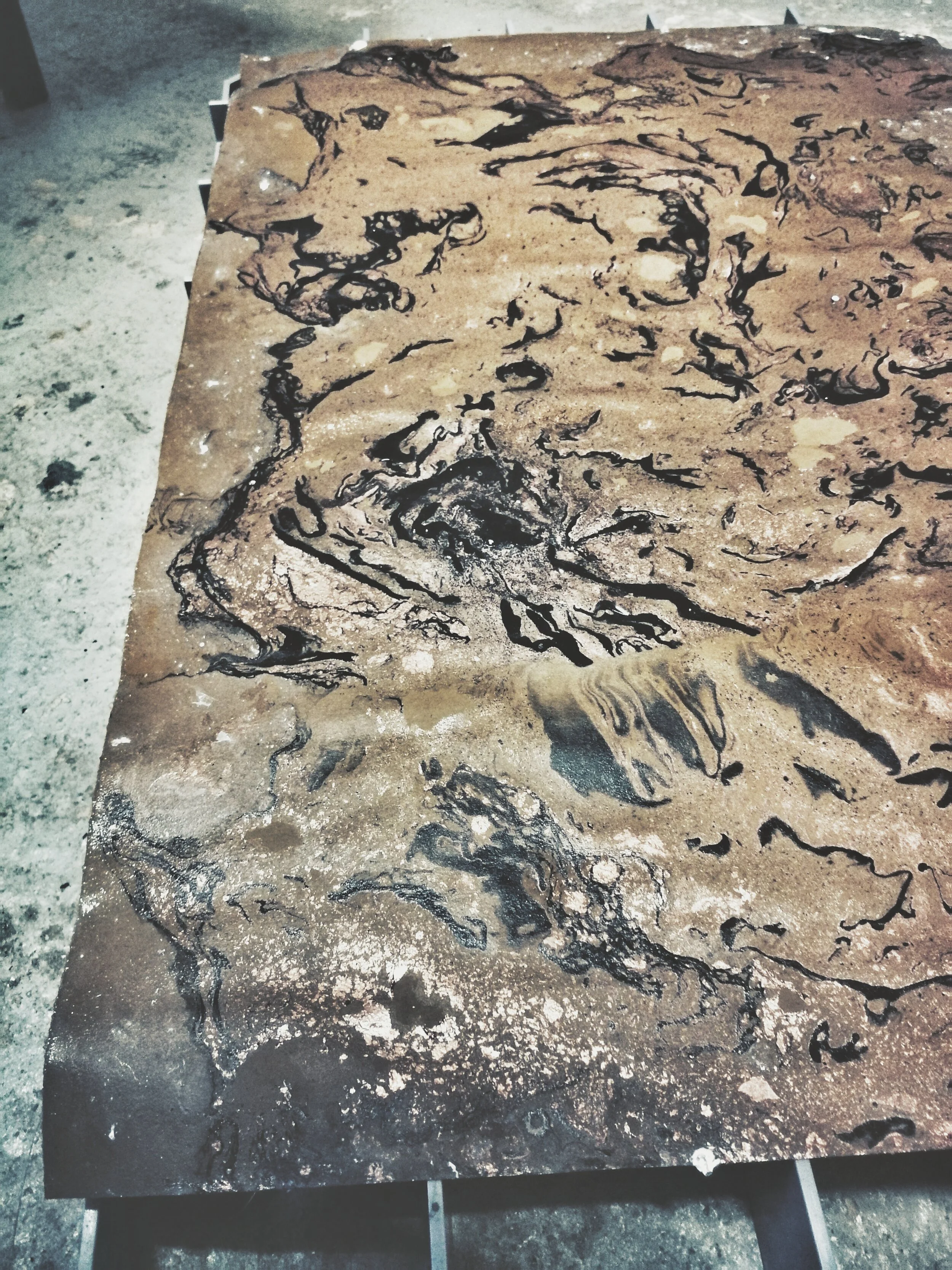 TIGER CLAW PAPER _ full metal paint _DIN A3 _2020 © ZVGVLVK$¥