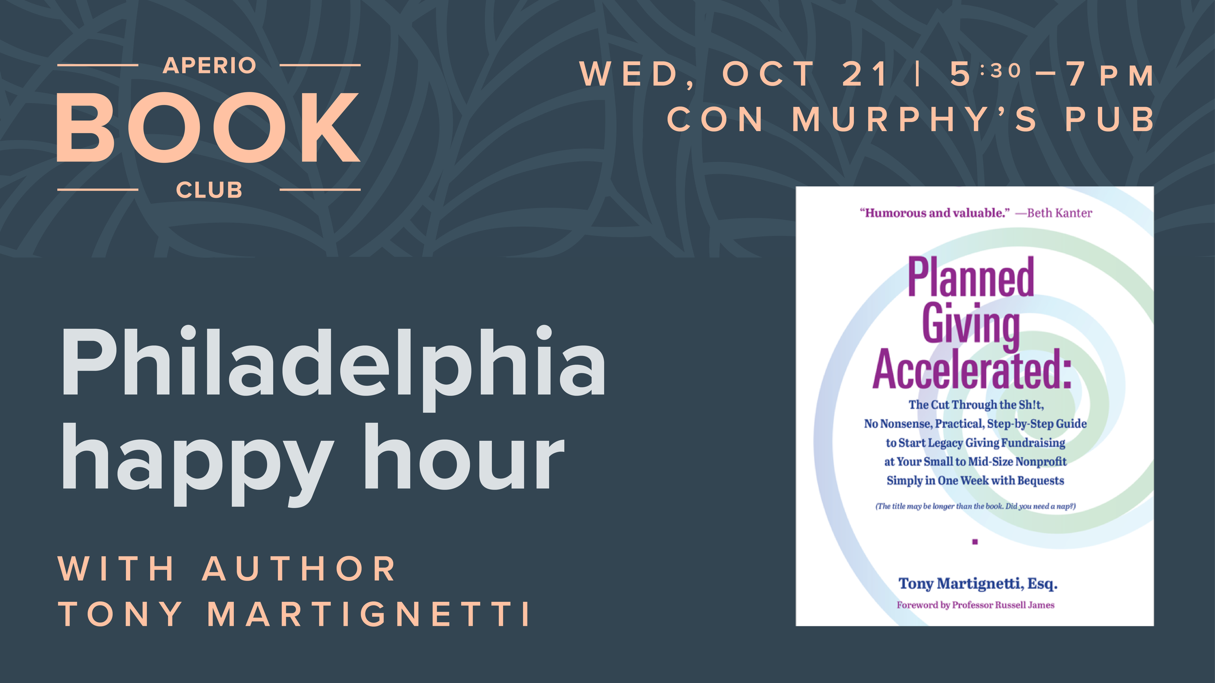 Philadelphia Happy Hour with Tony Martignetti