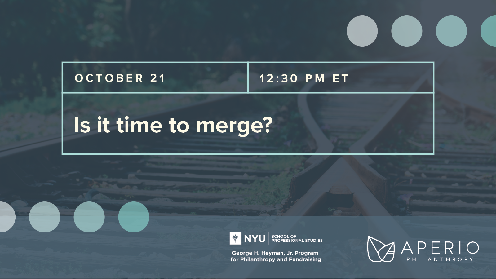 Is it time to merge?