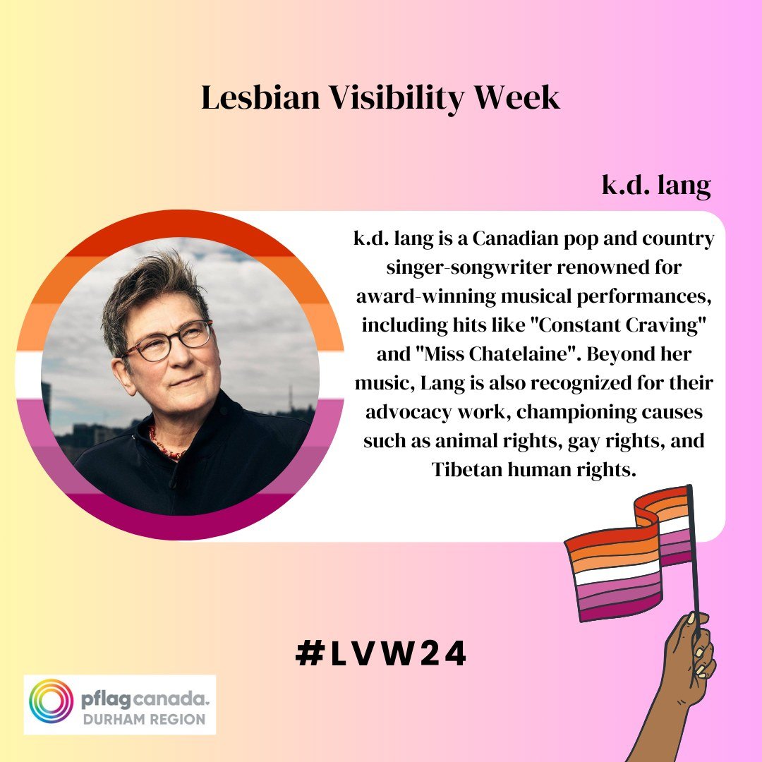 From the stage to the heart of activism, k.d. lang's voice echoes through both realms. Whether she's captivating us with 'Constant Craving' or championing causes like animal rights and 2SLGBTQIA+ equality, her impact resonates far beyond the music.

