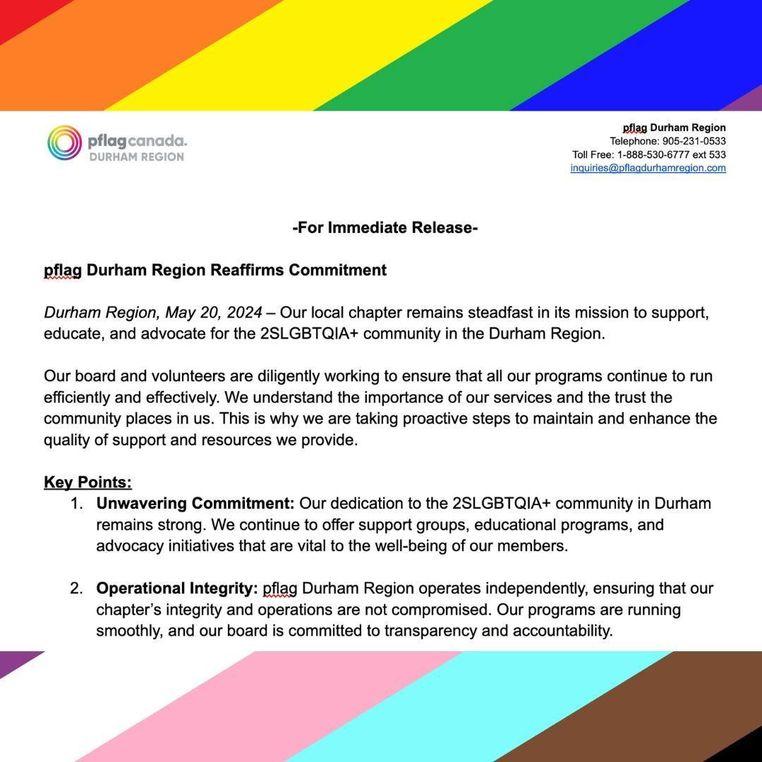 With Pride right around the corner, we are releasing a statement recommitting to our values and the community.