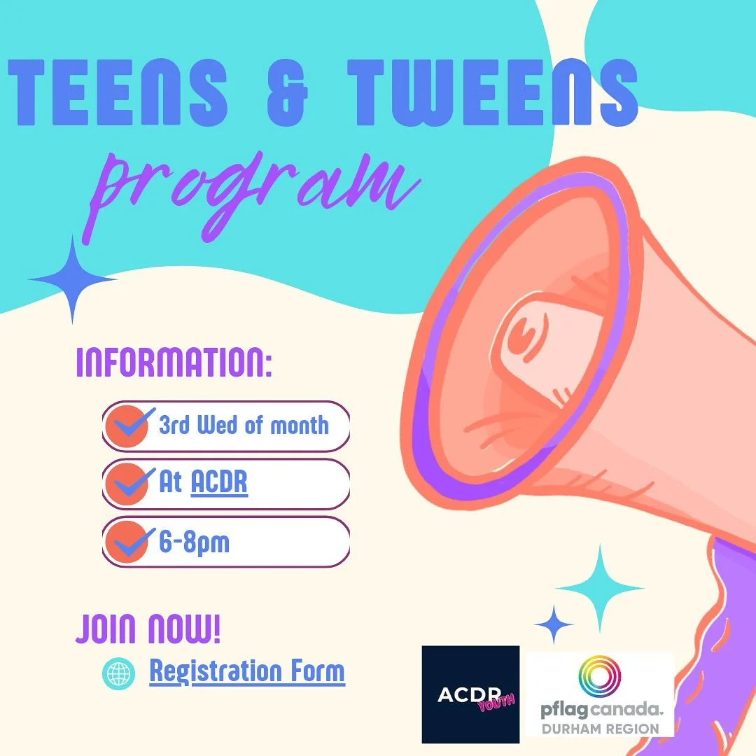 Exciting Announcement 📣 Teens and Tweens will be returning this fall. Hosted by ACDR Check out the link on our website to register.