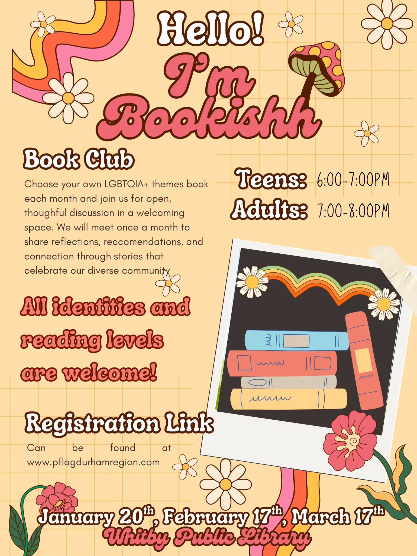 Winter Book Clubs in partnership with @whitbylibrary 
Head to our website (link in bio) and under programs there are registration buttons on our Book Club page. 
Come join other Book lovers and discuss some literature every 6 weeks!
#bookworm #loveto