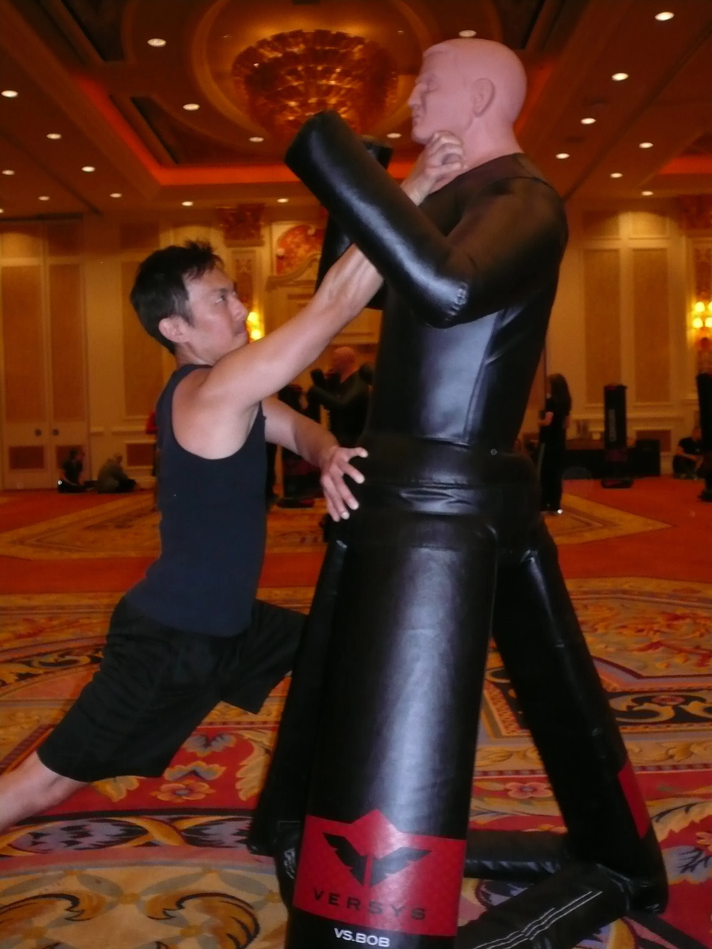 panther throat strikes with full power, to Versys equipment